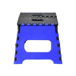 7049 1Pc 12Inches Folding Step Stool for Adults and Kids, Also For Kitchen Stepping With (5Ply Brown Box)