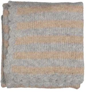 CJ27048 Blanket-Beige/Grey