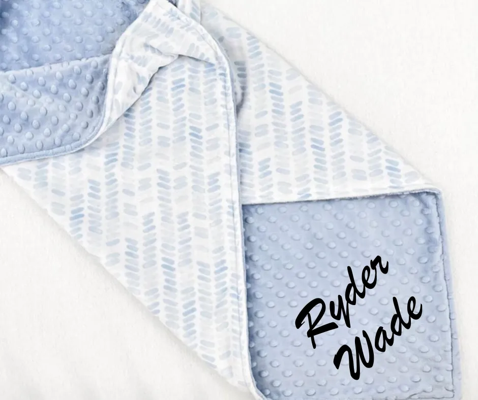 Customizable Minky Baby Blankets