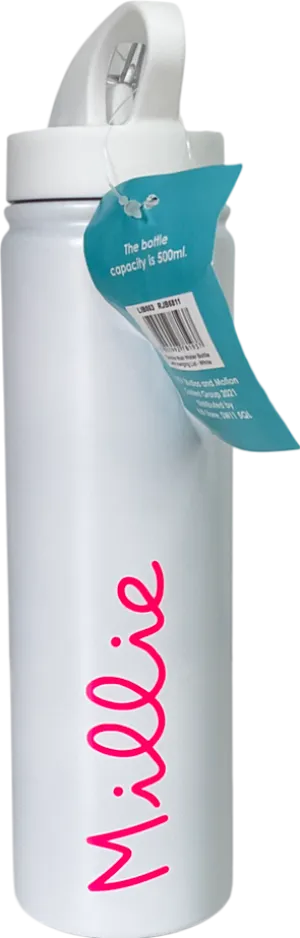 love island White Personalised Water Bottle One Size