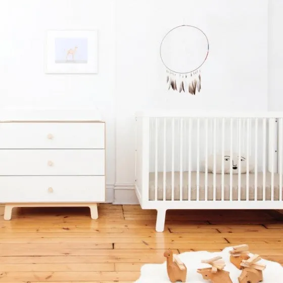 Oeuf NYC Sparrow Crib White