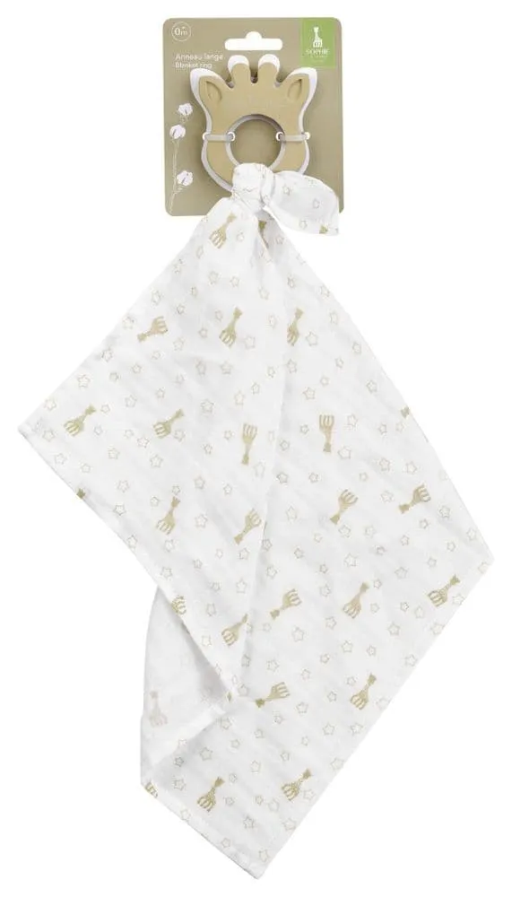 Swaddle and Teething Ring So Pure from Sophie the Giraffe