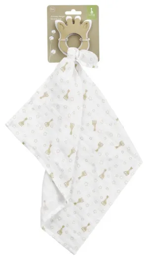Swaddle and Teething Ring So Pure from Sophie the Giraffe
