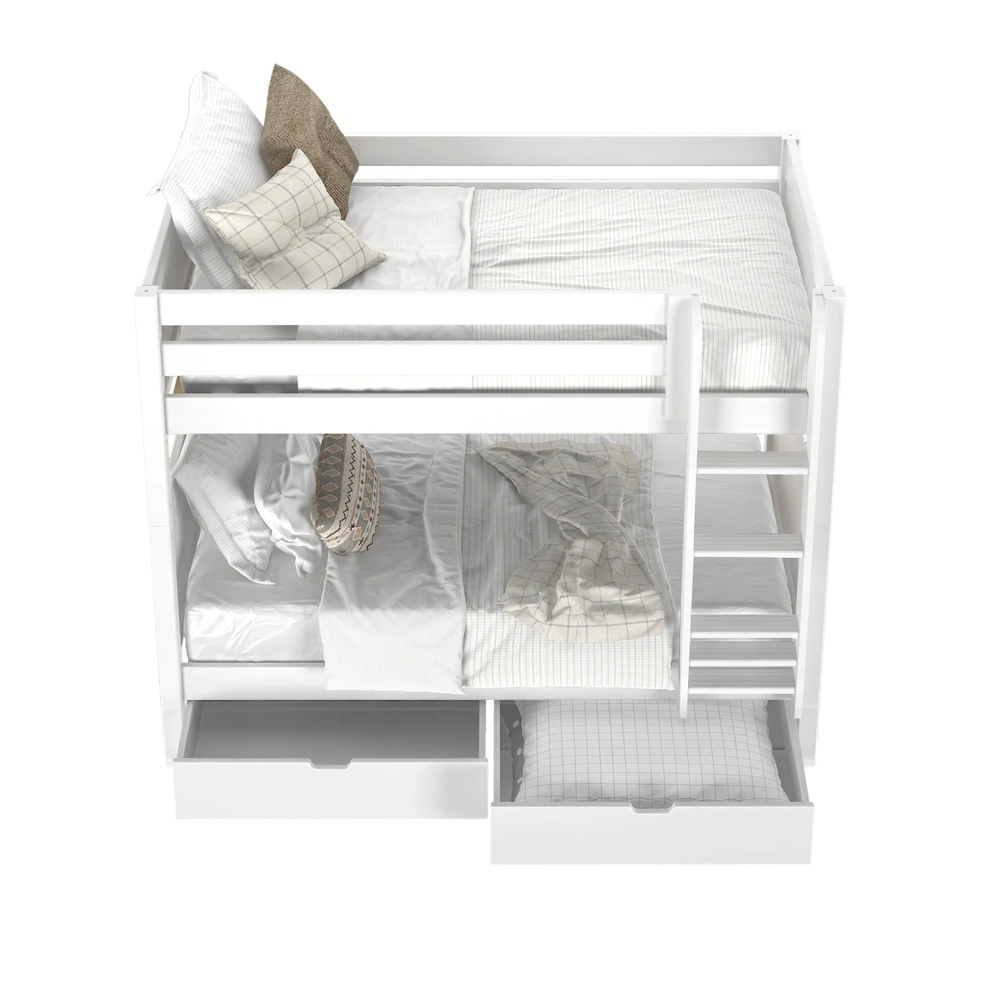 Twin Medium Bunk Bed with Underbed Storage Drawer